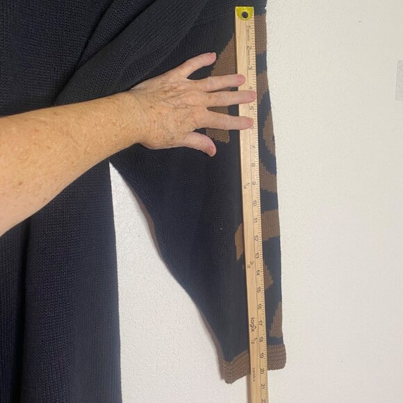 Vintage IB Diffusion Sequined Sweater Womens L Ramie Cotton Button Embellished F - Picture 12 of 13